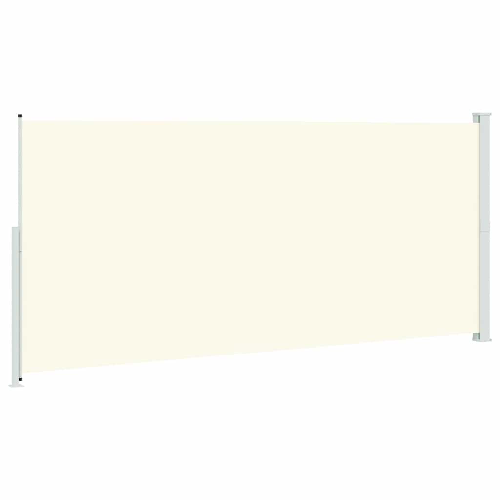 Tenda Laterale Retrattile per Patio 220x514 cm Crema