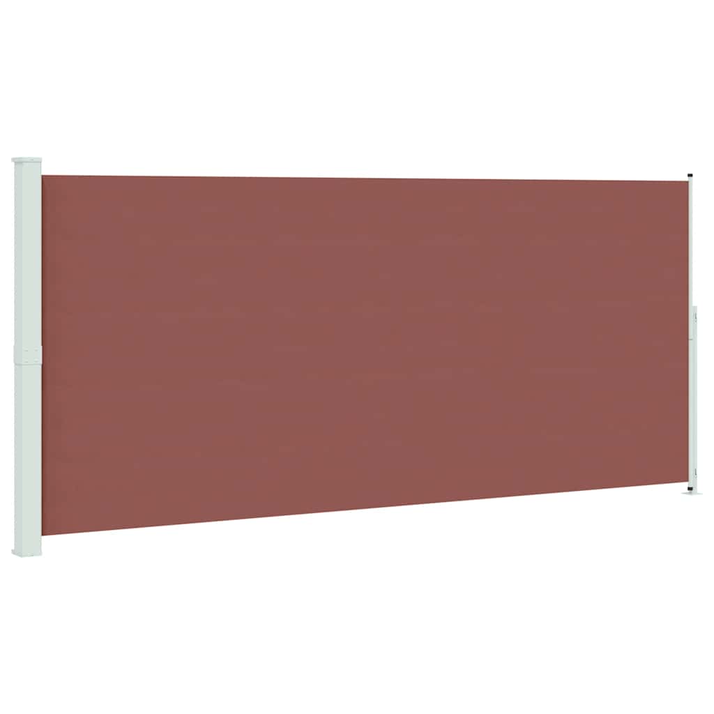 Tenda Laterale Retrattile per Patio 220x514 cm Marrone