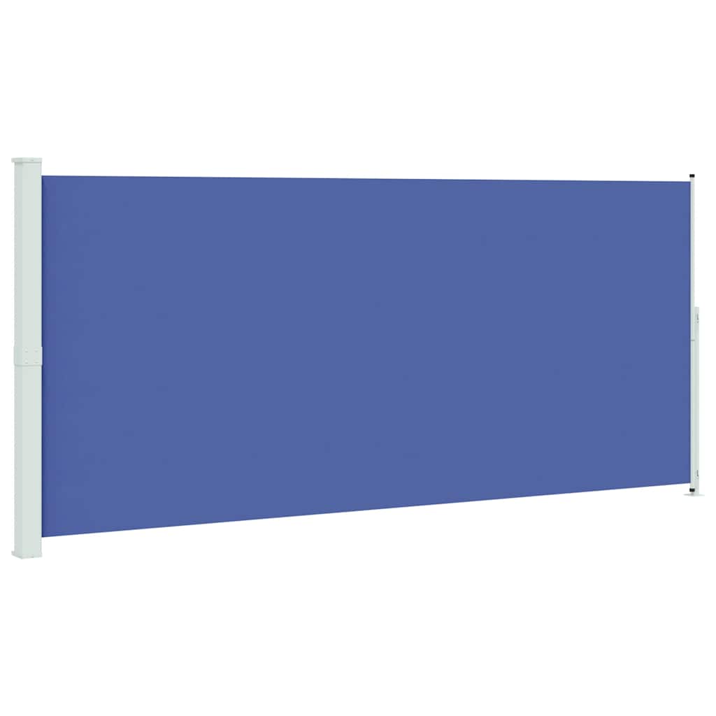 Tenda Laterale Retrattile per Patio 220x500 cm Blu