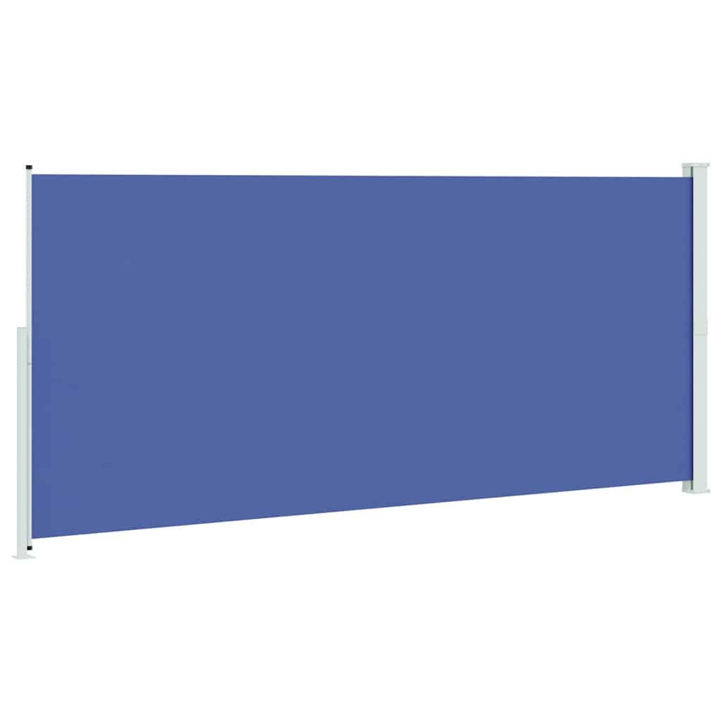 Tenda Laterale Retrattile per Patio 220x500 cm Blu