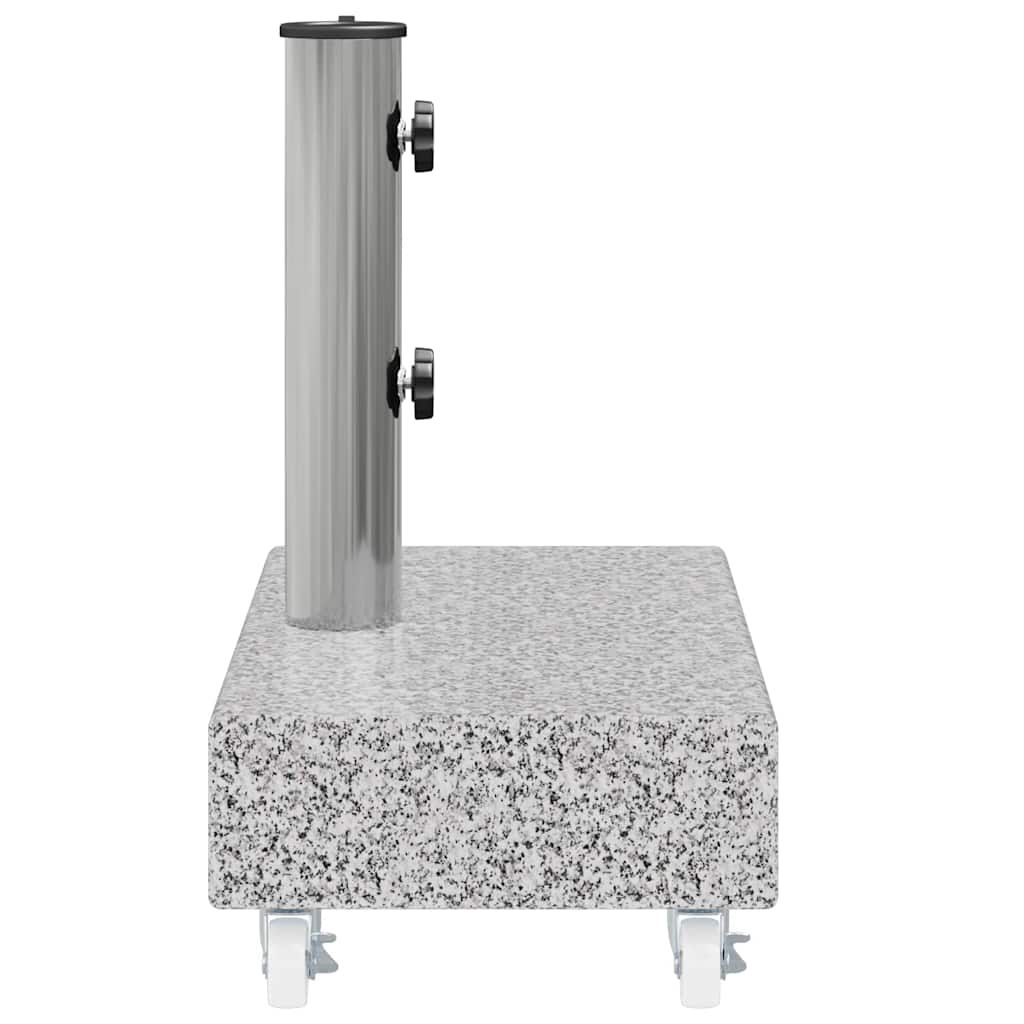 Base per Ombrellone Grigio Chiaro 45x25x8,3 cm in Granito