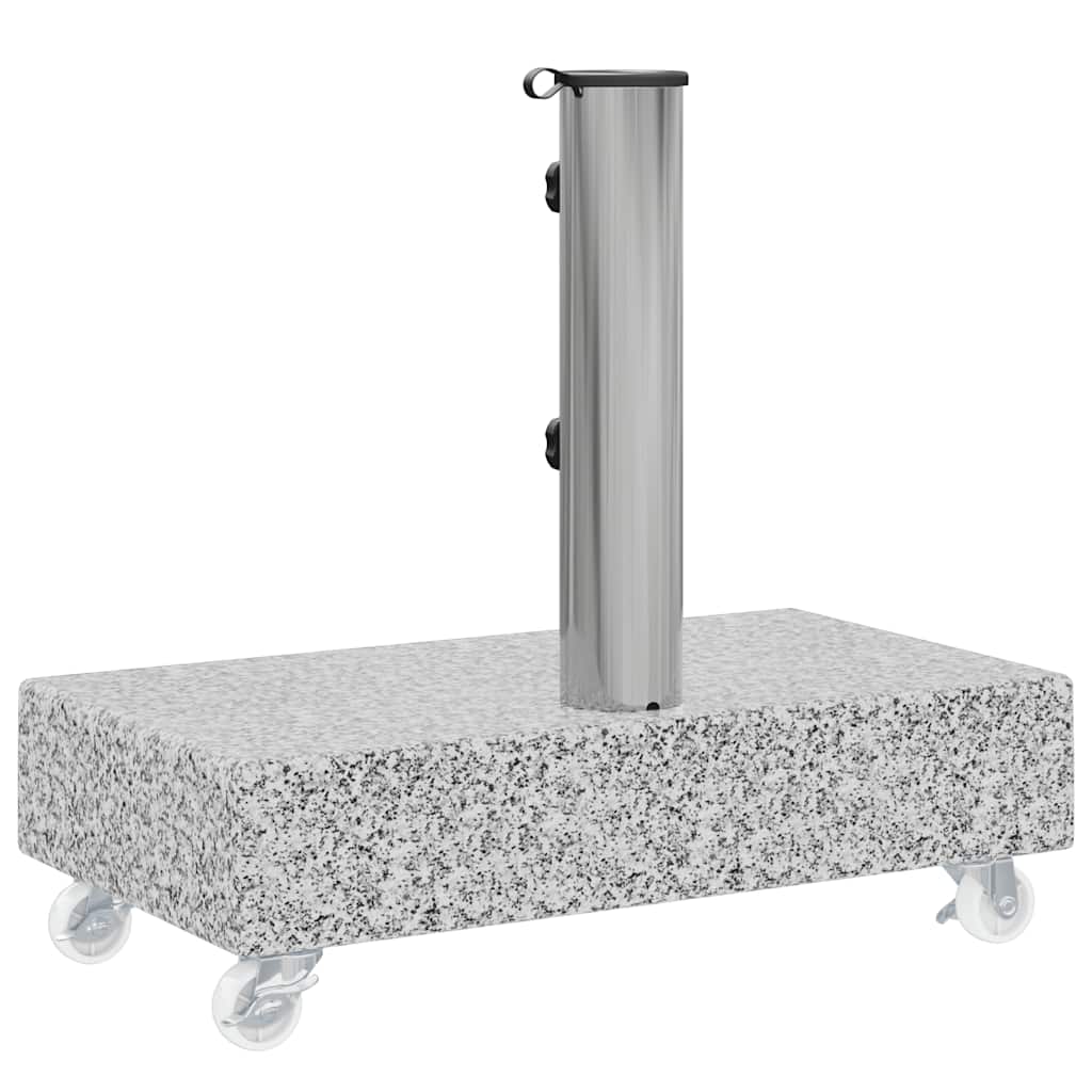 Base per Ombrellone Grigio Chiaro 45x25x8,3 cm in Granito