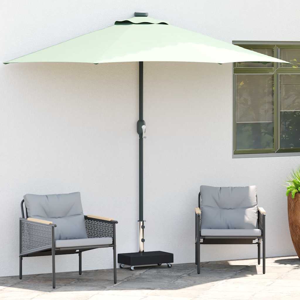 Base per Ombrellone Nera 45x25x8,3 cm in Granito
