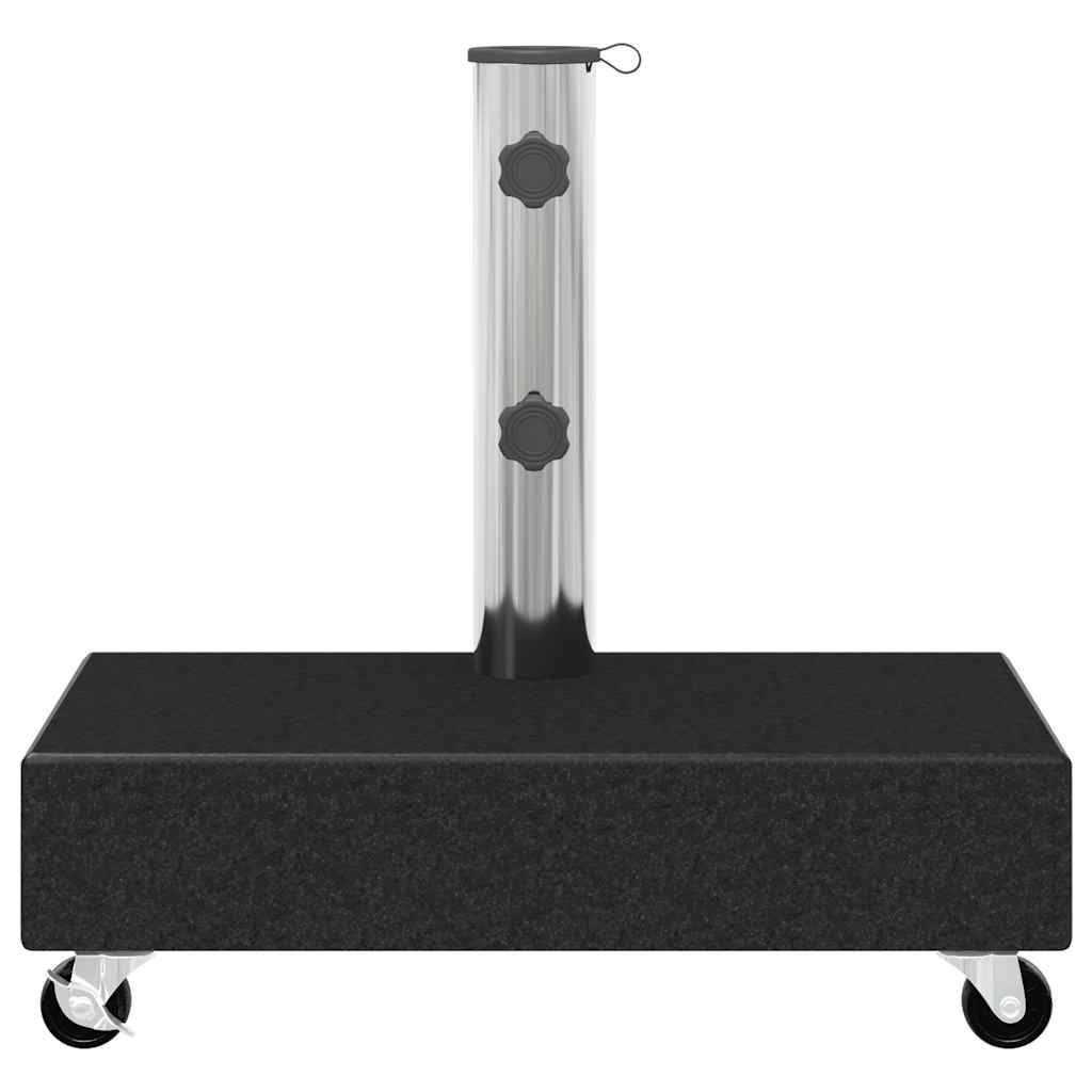 Base per Ombrellone Nera 45x25x8,3 cm in Granito