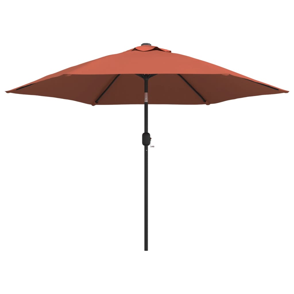 Ombrellone da Giardino con Palo in Metallo 300 cm Terracotta