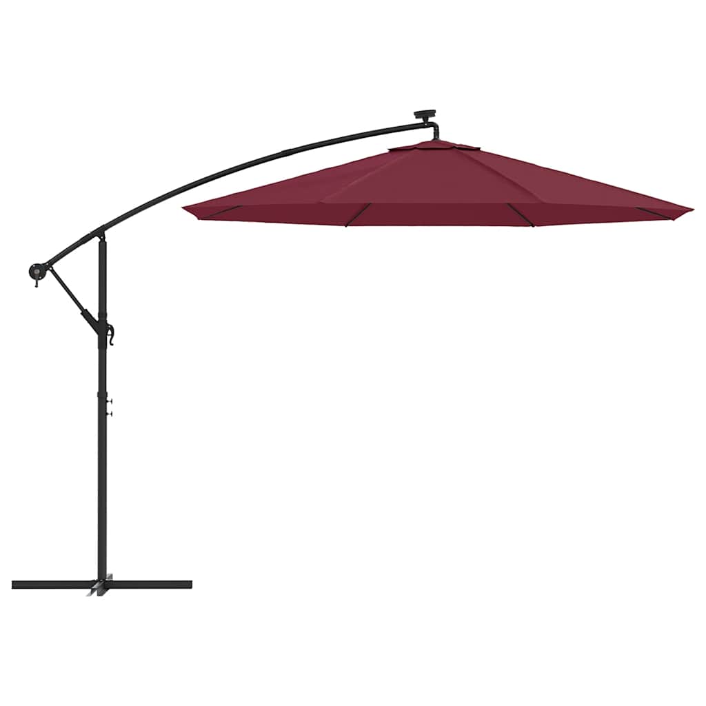 Tessuto di ricambio per ombrellone Rosso bordeaux 300 cm