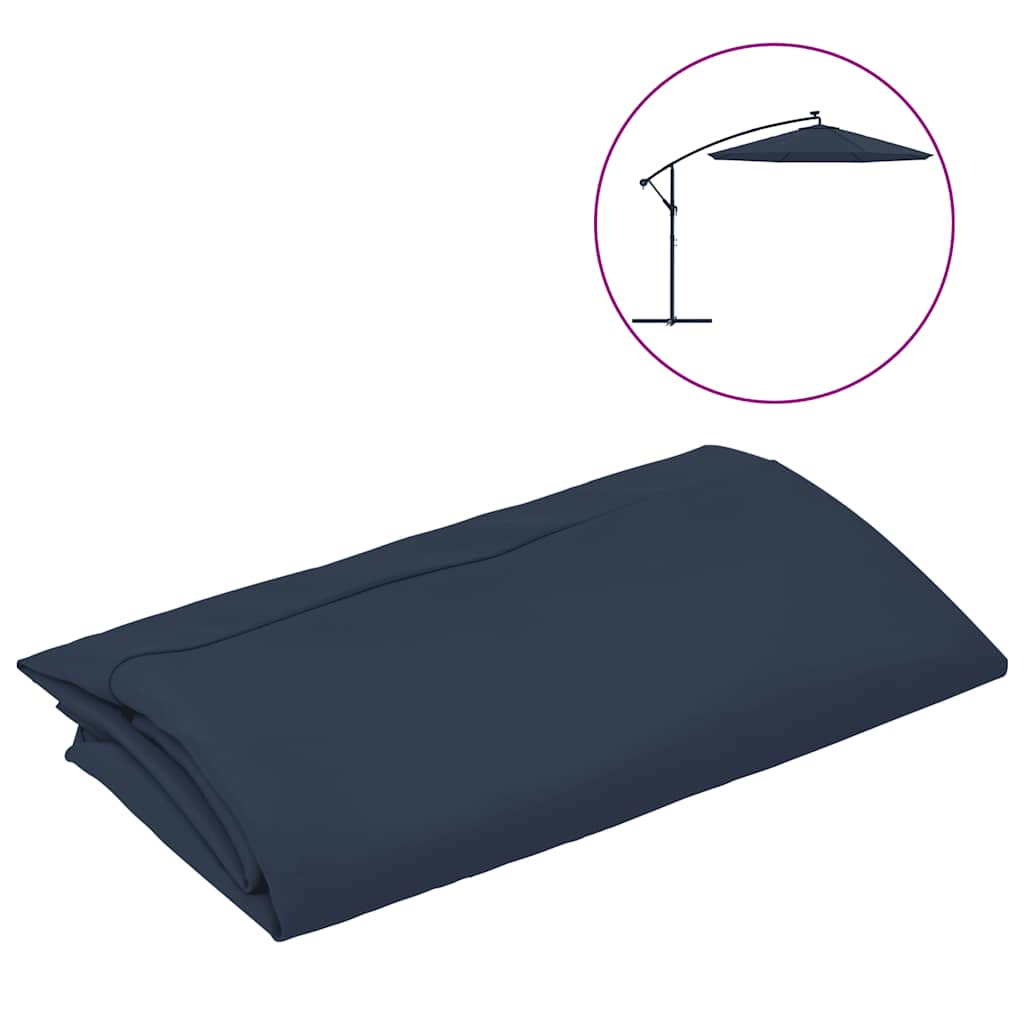 Tessuto di ricambio per ombrellone Blu 350 cm