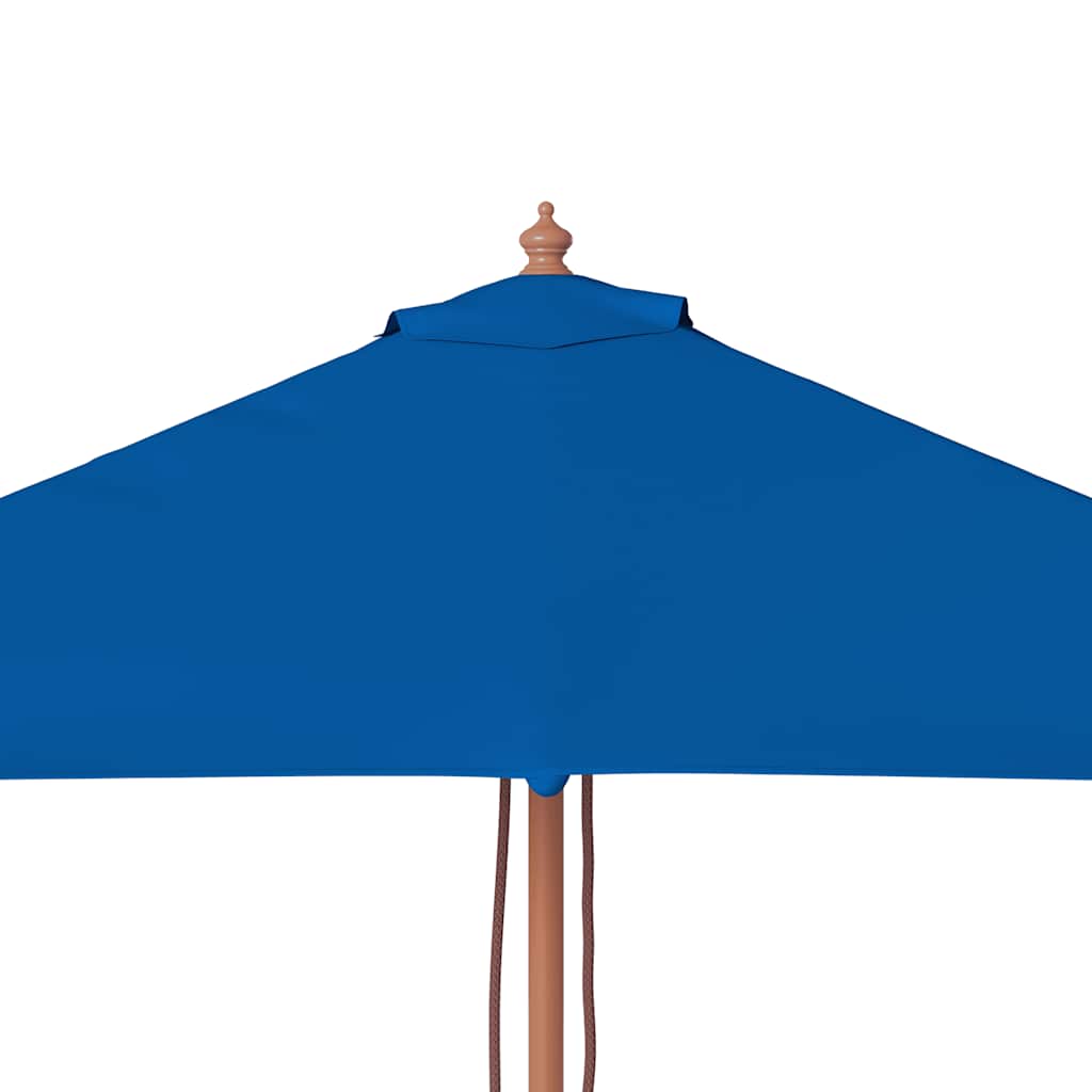 Ombrellone da Giardino con Palo in Legno 150x200 cm Blu