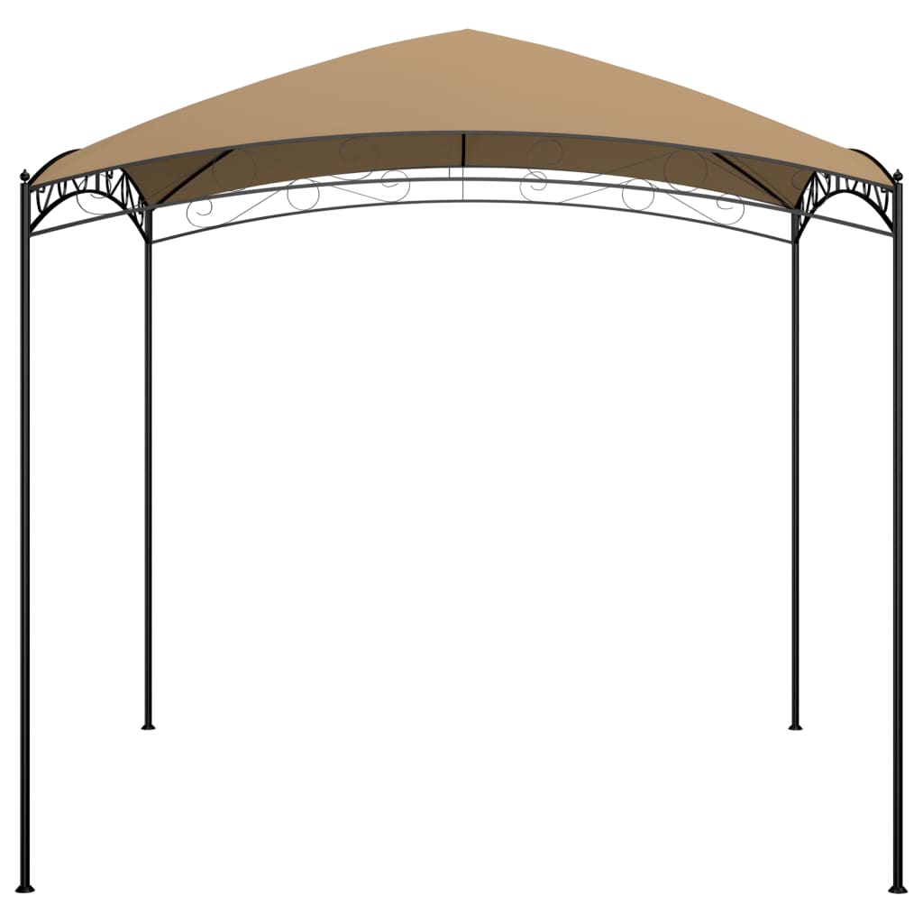Gazebo 3x3x2,65 m Grigio Talpa 180 g/m²