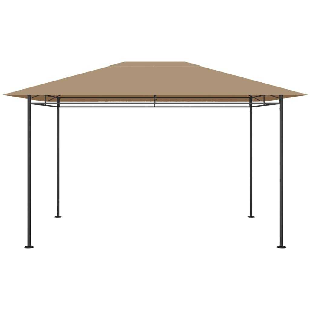 Gazebo 384x281x270 cm Grigio Talpa 180 g/m²