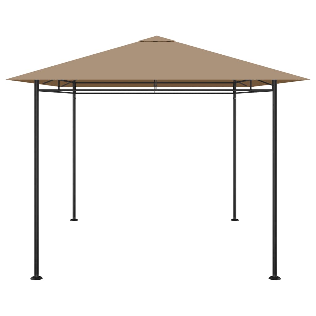 Gazebo 384x281x270 cm Grigio Talpa 180 g/m²