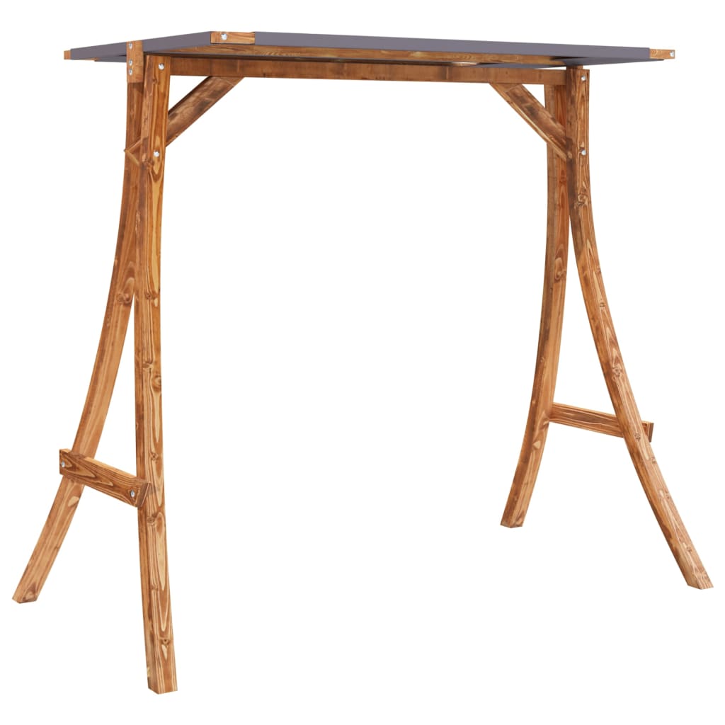 Supporto Altalena Tetto Antracite 175 x 101 cm Legno Teak