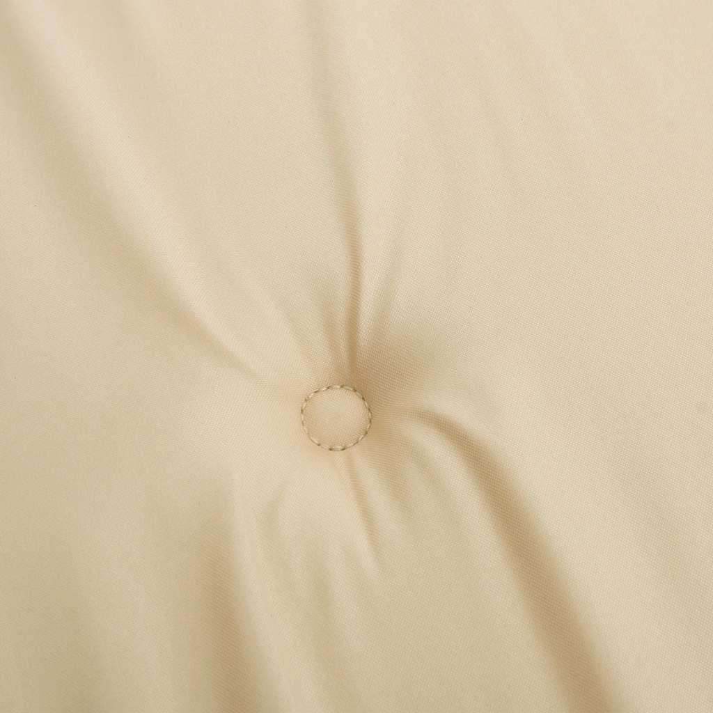 Cuscini per Sedia 6 pz Beige 40x40x3 cm in Tessuto Oxford