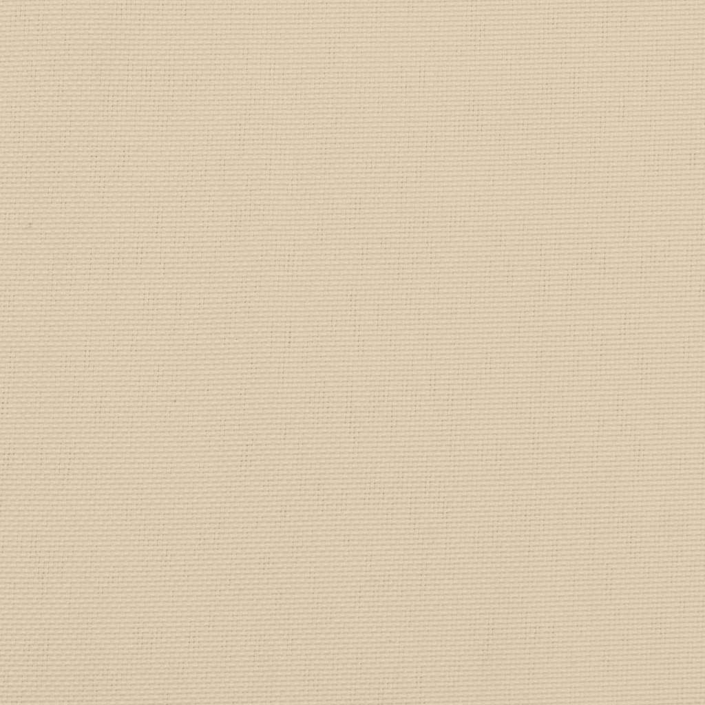 Cuscini per Sedia 6 pz Beige 40x40x3 cm in Tessuto Oxford