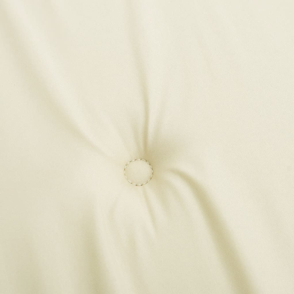 Cuscini per Sedia 4 pz Crema 50x50x3 cm in Tessuto Oxford