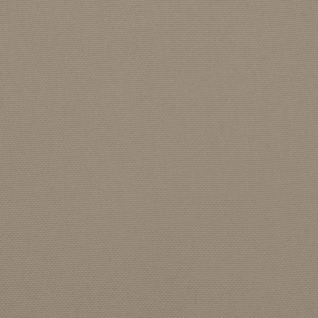 Cuscini per Sedia 4 pz Tortora 50x50x3 cm in Tessuto Oxford