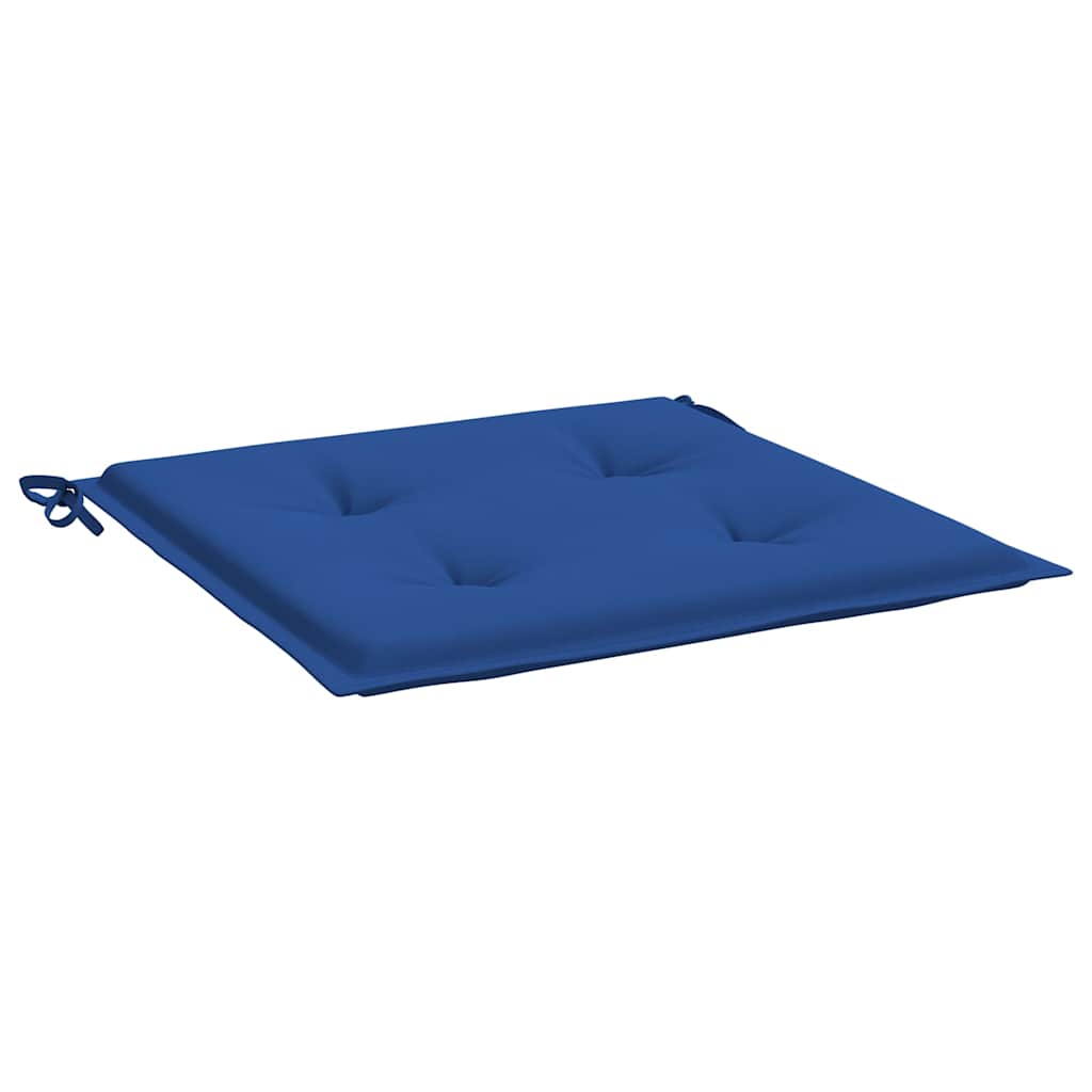 Cuscini per Sedia 6 pz Blu Reale 50x50x3 cm in Tessuto Oxford