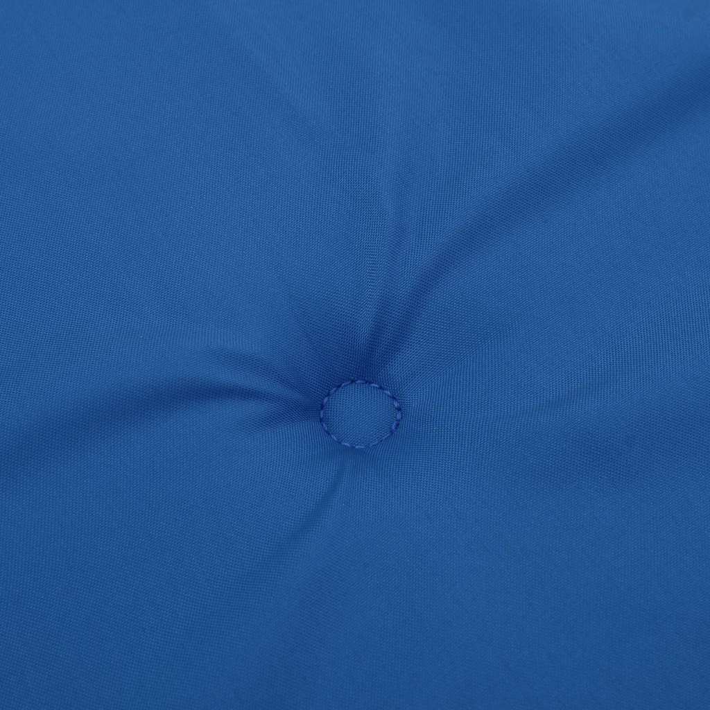 Cuscini per Sedia 6 pz Blu Reale 50x50x3 cm in Tessuto Oxford