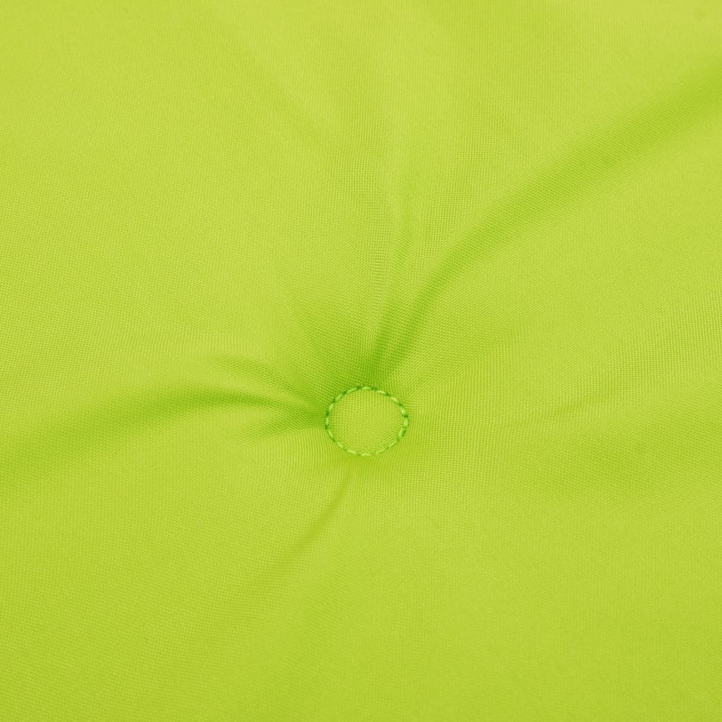 Cuscini per Sedia 4 pz Verde Brillante 50x50x3cm Tessuto Oxford