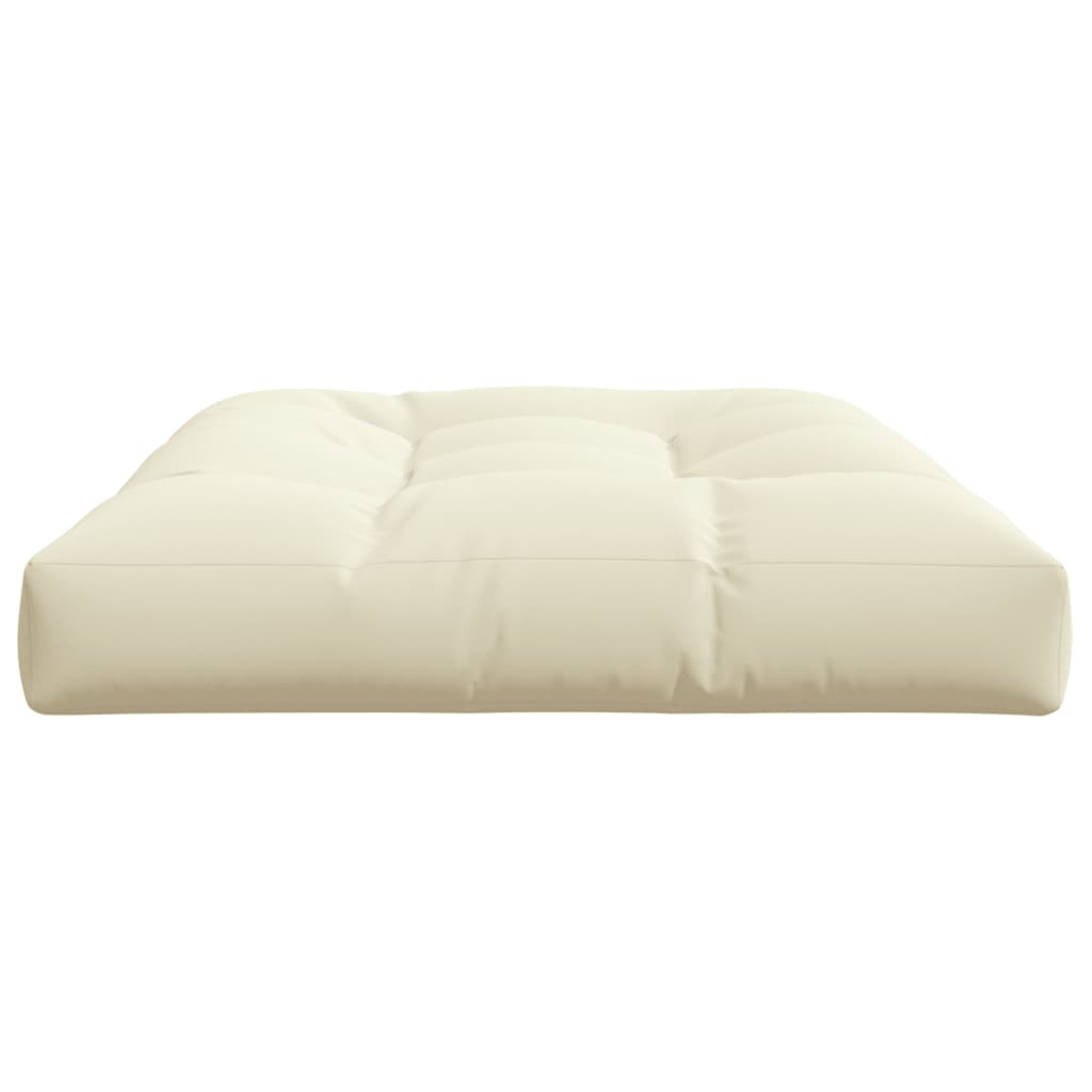 Cuscino per Pallet Crema 120x80x12 cm in Tessuto