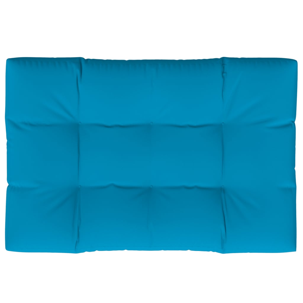 Cuscino per Pallet Blu 120x80x12 cm in Tessuto