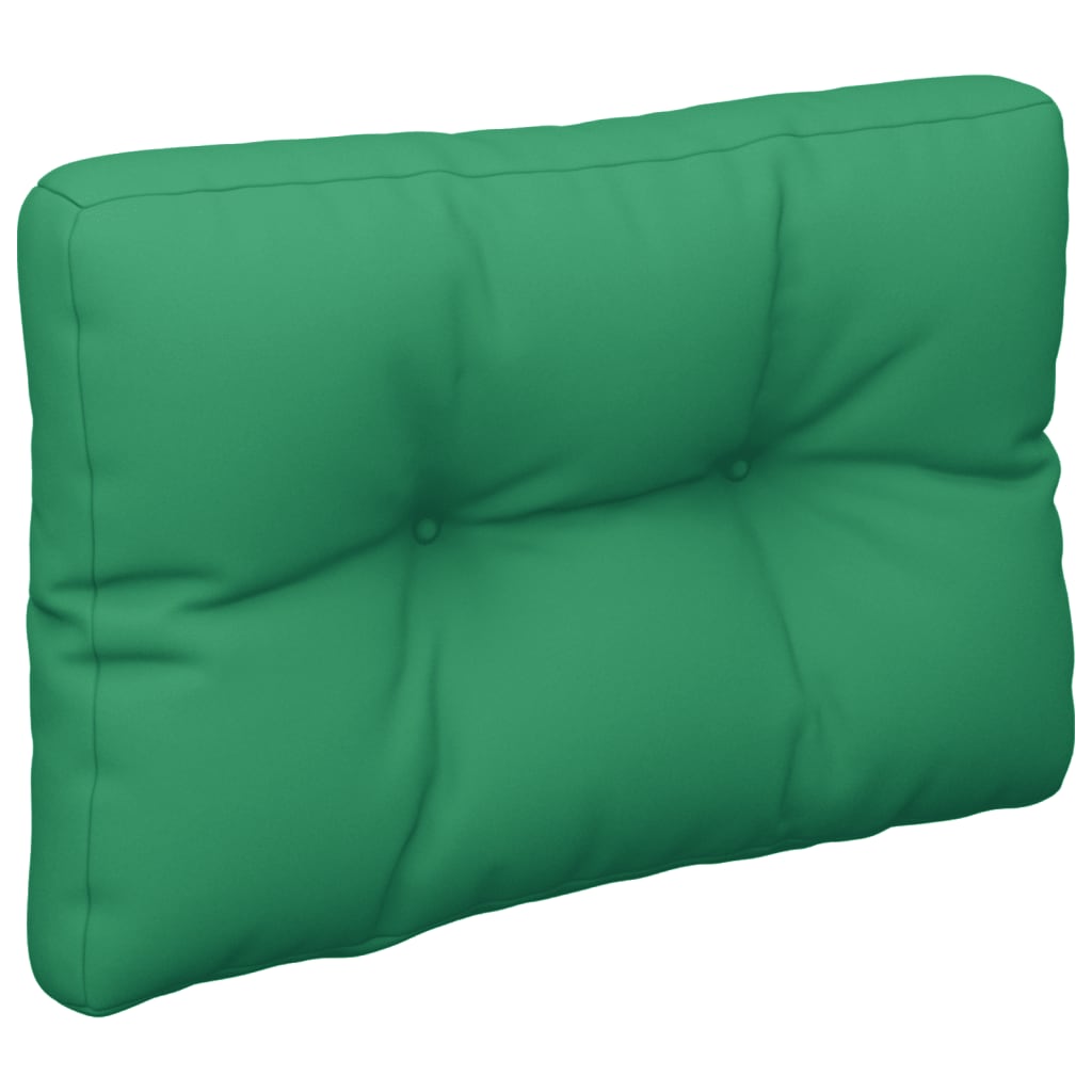 Cuscino per Pallet Verde 60x40x12 cm in Tessuto