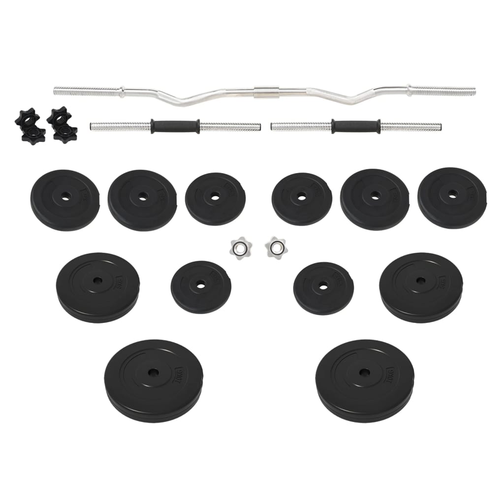 Set Bilanciere e Manubri con Dischi 60 kg