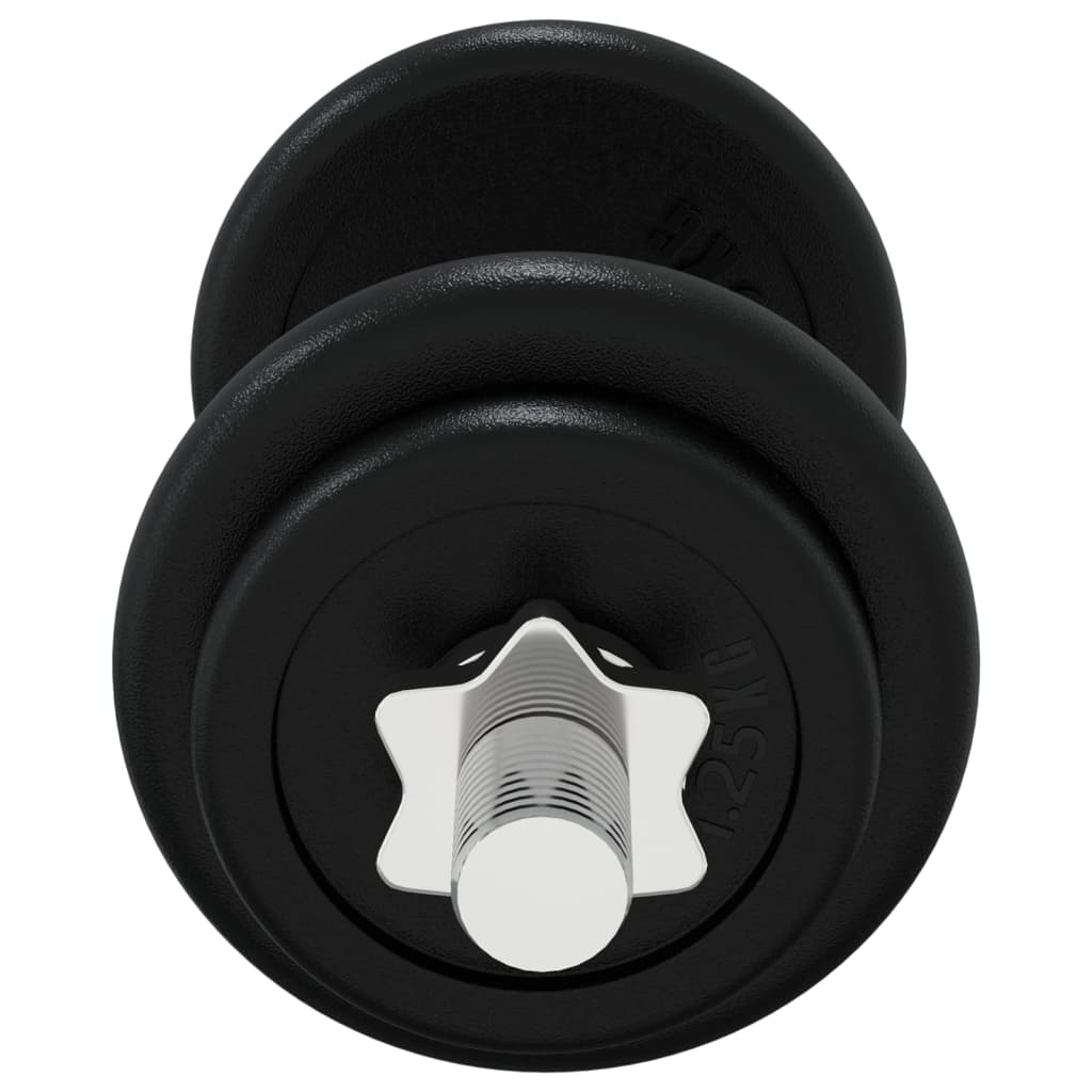 Set Bilanciere con Dischi 40 kg in Ghisa e Acciaio Cromato