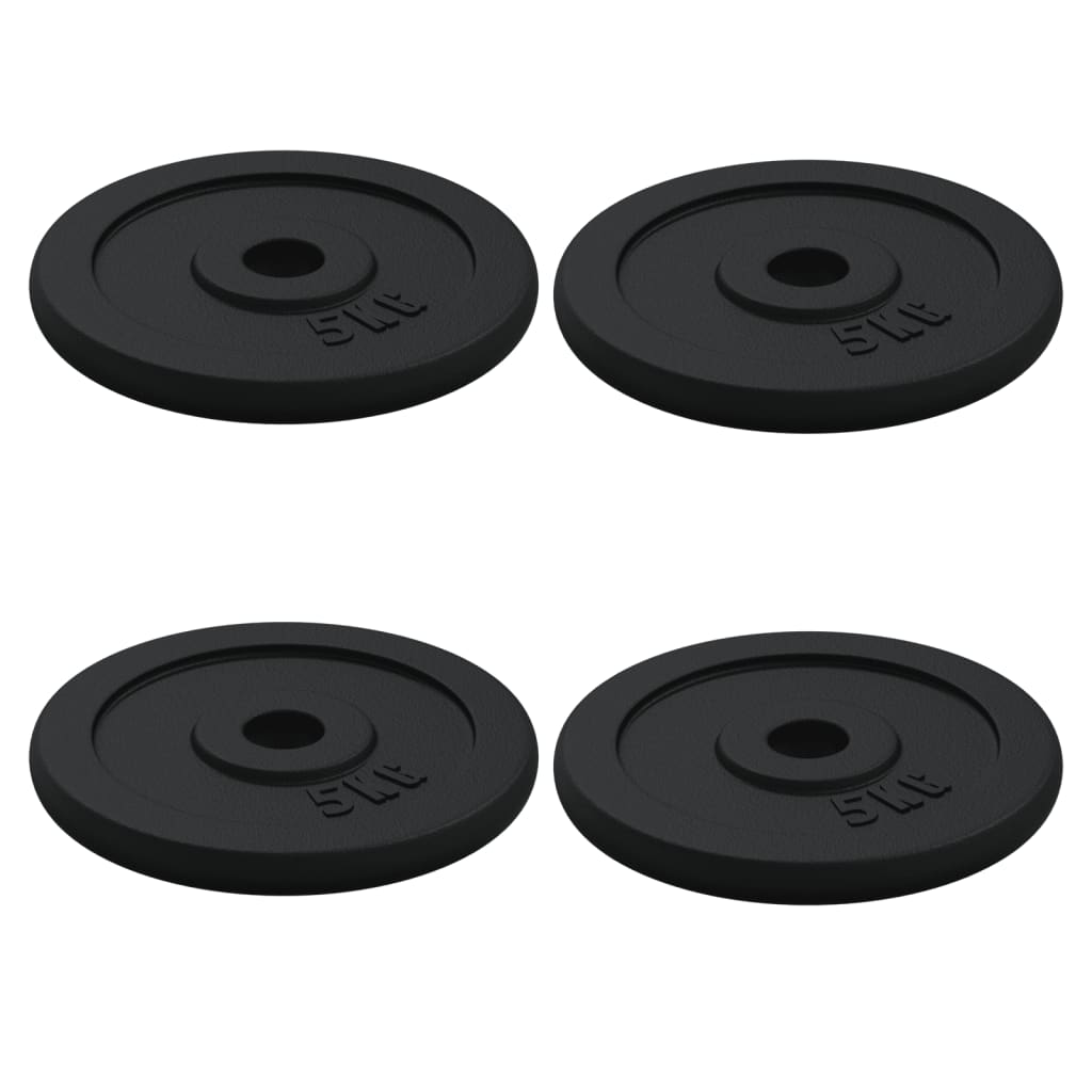 Set Bilanciere con Dischi 40 kg in Ghisa e Acciaio Cromato