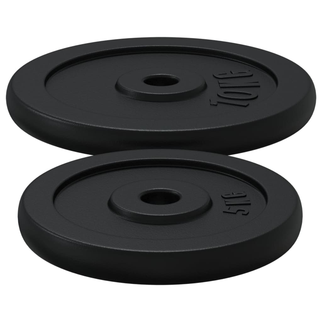 Set Bilanciere con Dischi 90 kg in Ghisa e Acciaio Cromato