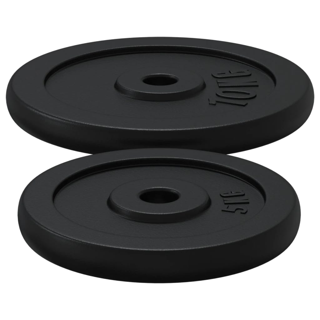 Set Bilanciere con Dischi 90 kg in Ghisa e Acciaio Cromato