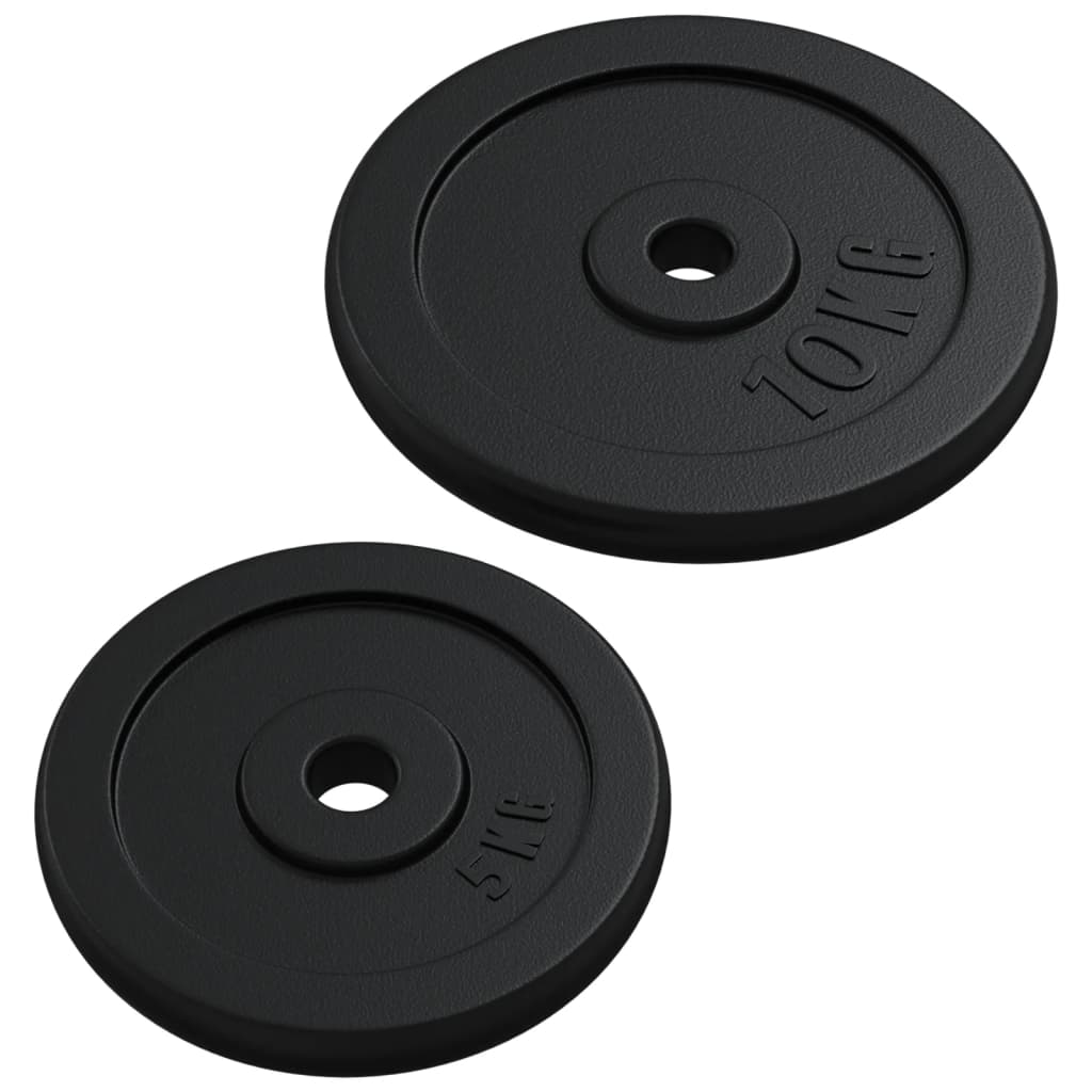 Set Bilanciere e Manubri con Dischi 60 kg in Ghisa