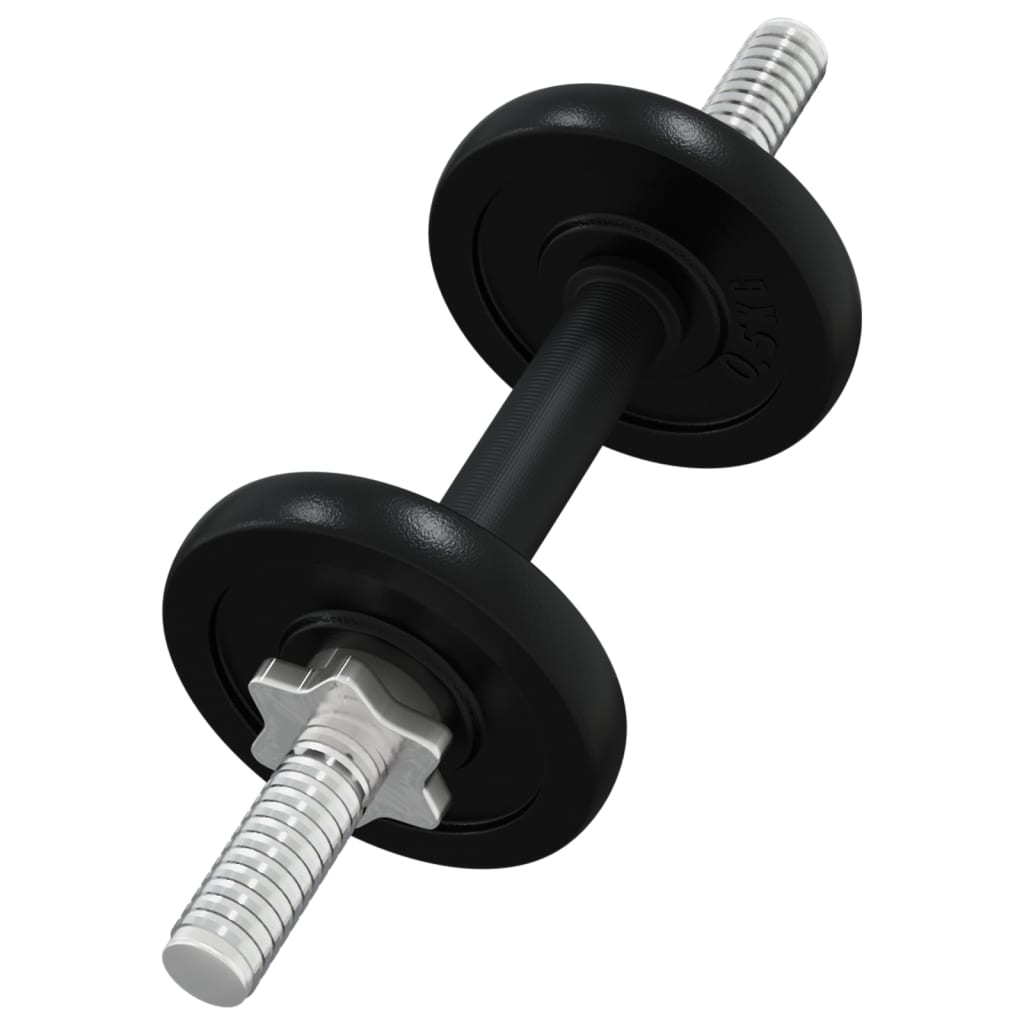 Set Bilanciere e Manubri con Dischi 90 kg in Ghisa