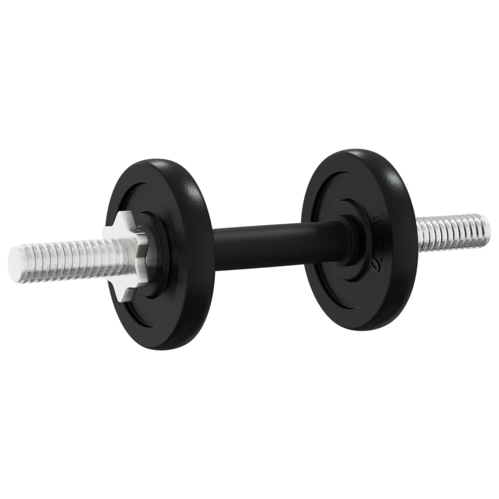 Set Bilanciere e Manubri con Dischi 90 kg in Ghisa