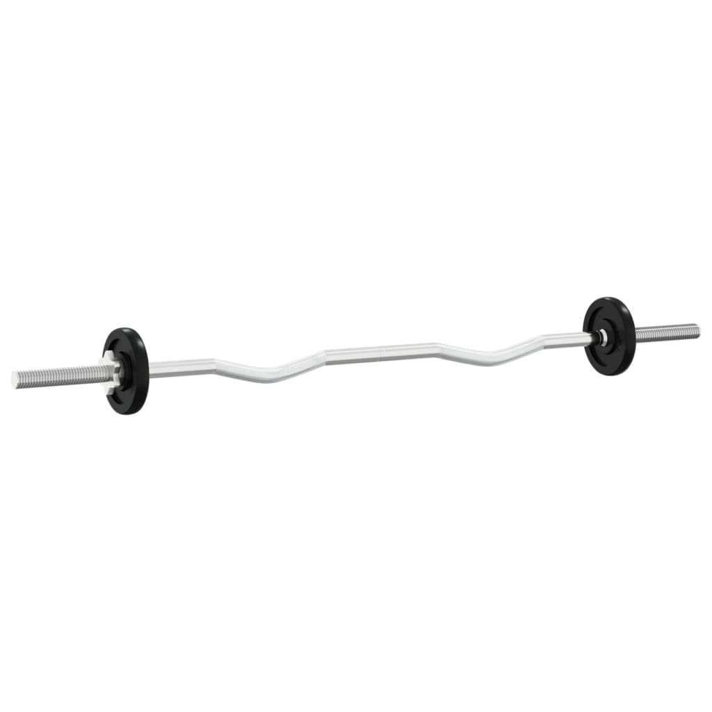 Set Bilanciere e Manubri con Dischi 120 kg in Ghisa