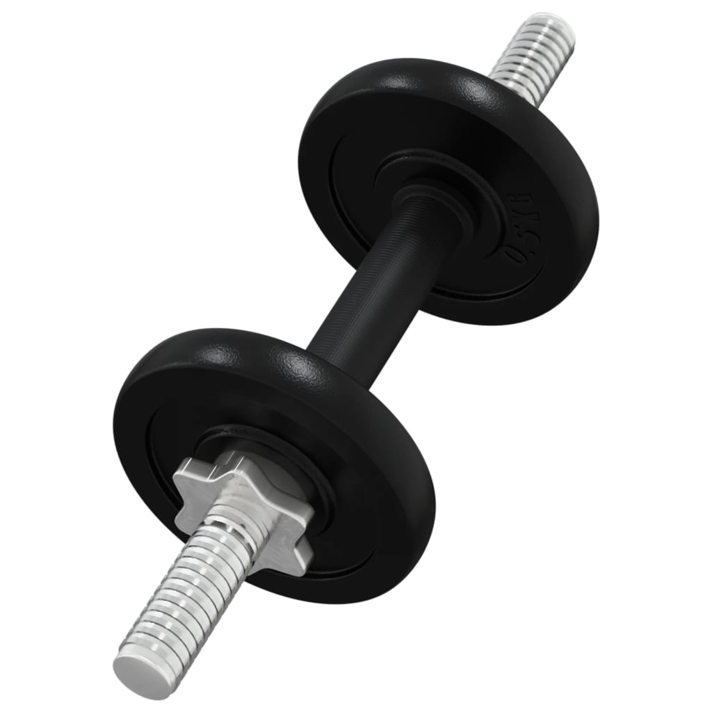 Set Bilanciere e Manubri con Dischi 120 kg in Ghisa