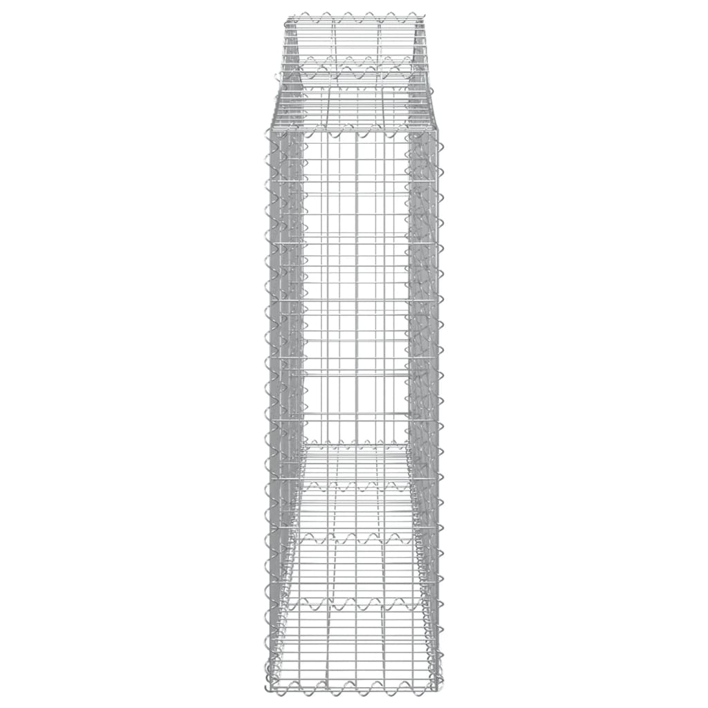 Cesti Gabbioni ad Arco 11 pz 200x30x100/120 cm Ferro Zincato