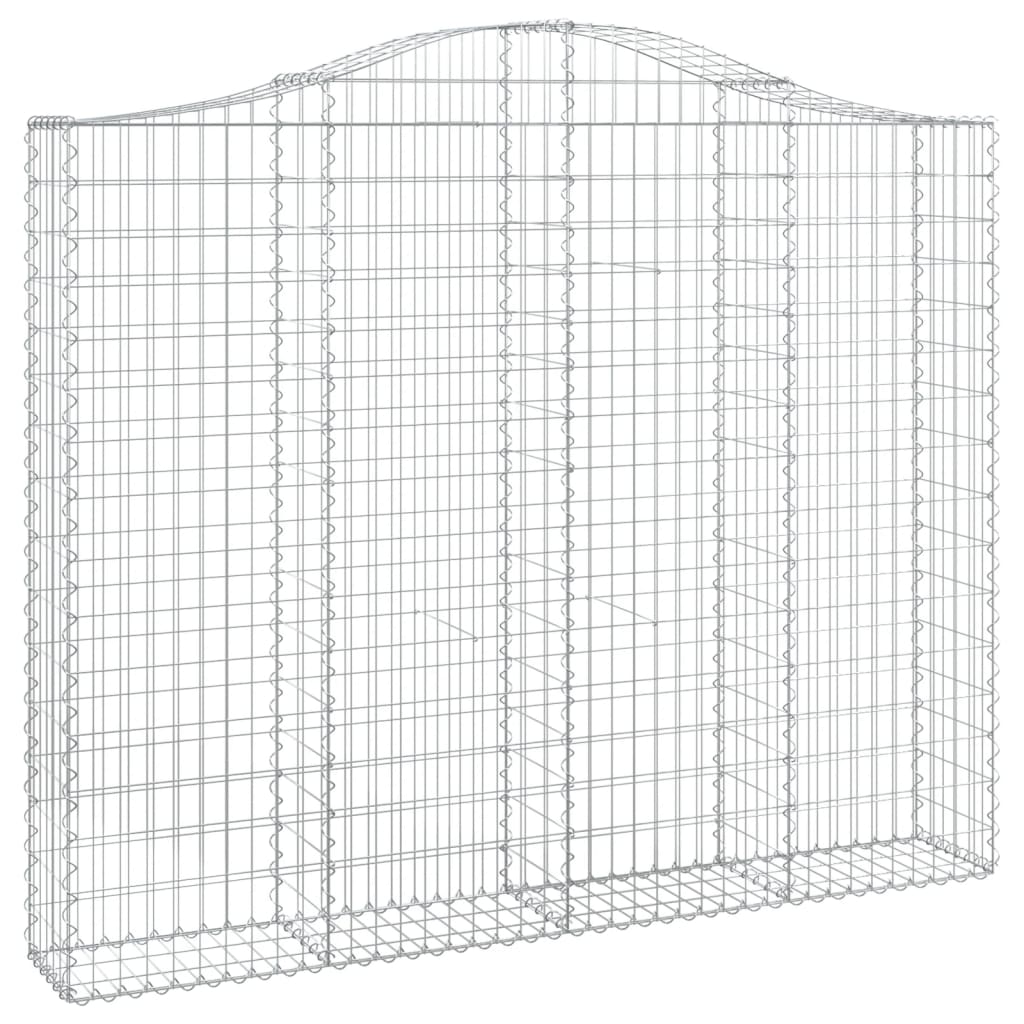 Cesti Gabbioni ad Arco 20 pz 200x30x160/180 cm Ferro Zincato