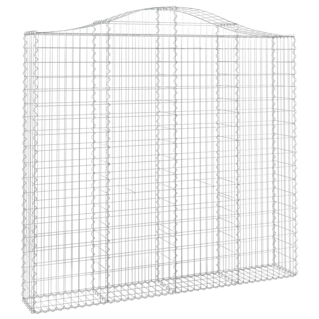 Cesti Gabbioni ad Arco 4 pz 200x30x180/200 cm Ferro Zincato