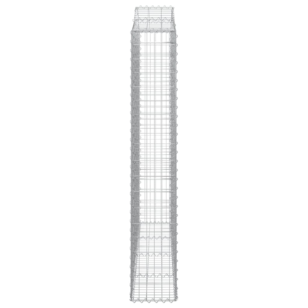 Cesti Gabbioni ad Arco 4 pz 200x30x180/200 cm Ferro Zincato