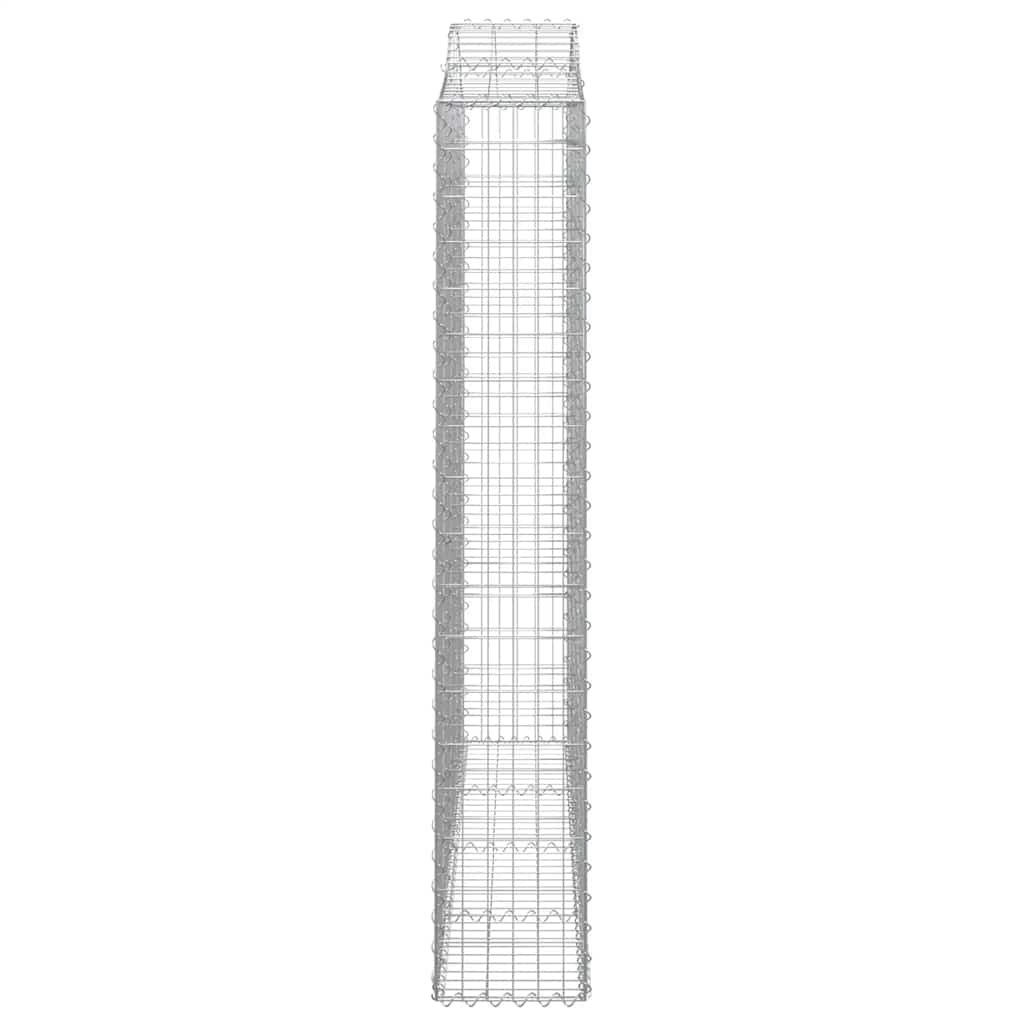Cesti Gabbioni ad Arco 7 pz 200x30x180/200 cm Ferro Zincato