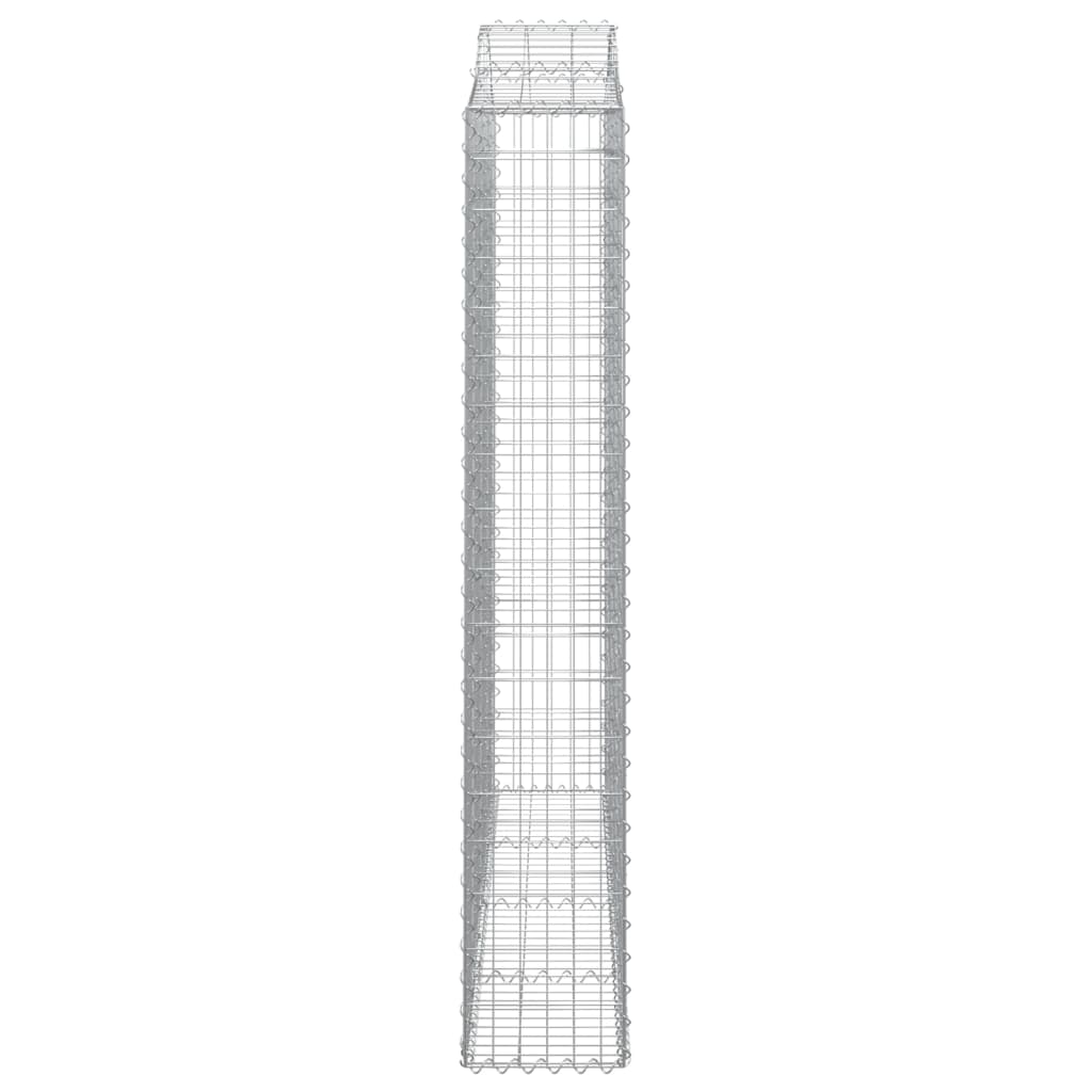 Cesti Gabbioni ad Arco 25 pz 200x30x180/200 cm Ferro Zincato
