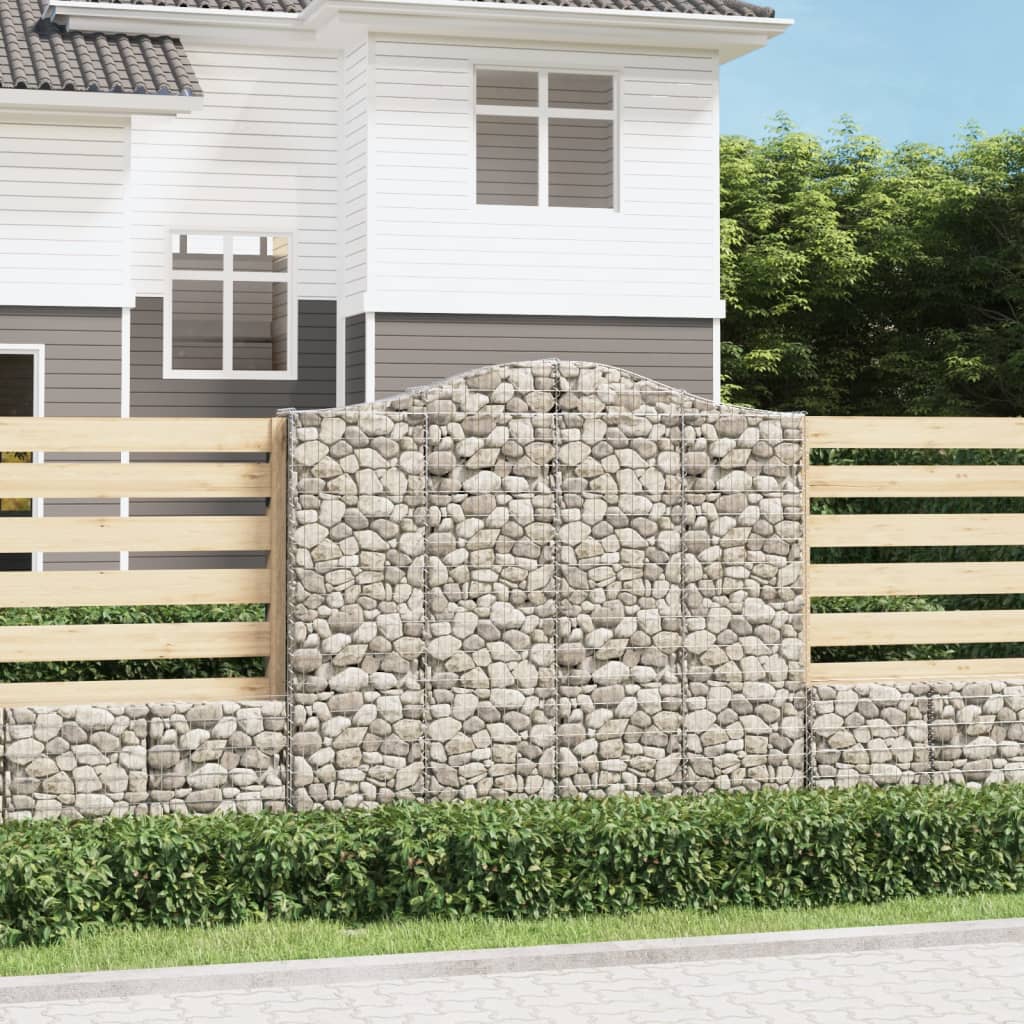 Cesti Gabbioni ad Arco 40 pz 200x30x180/200 cm Ferro Zincato