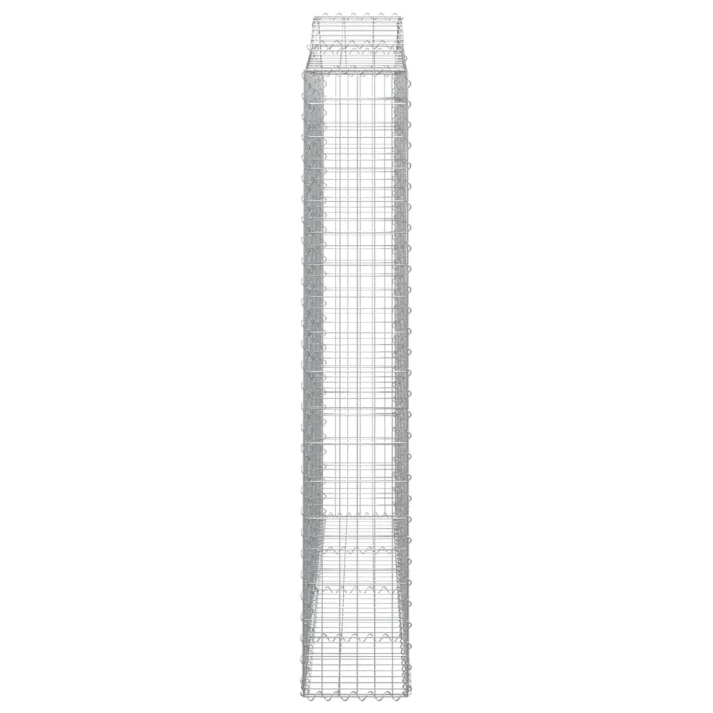 Cesti Gabbioni ad Arco 50 pz 200x30x180/200 cm Ferro Zincato