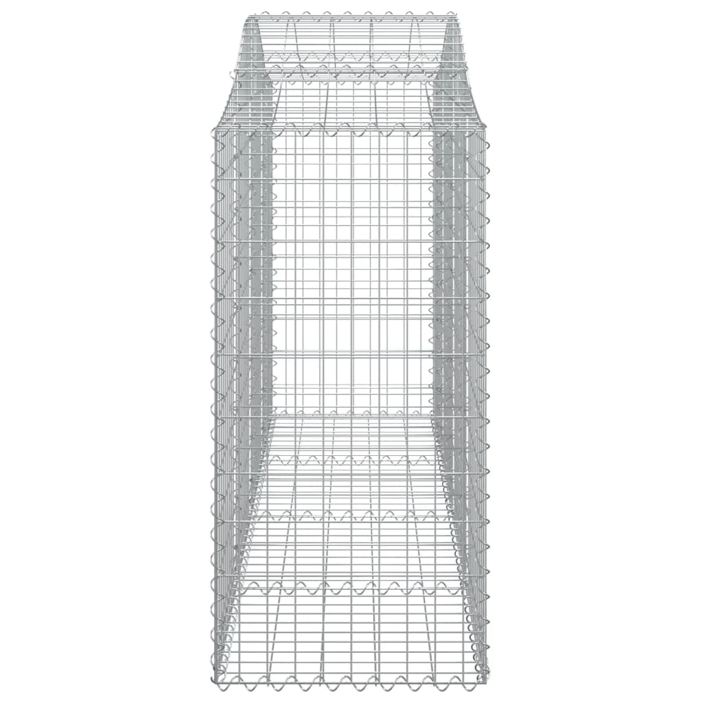 Cesti Gabbioni ad Arco 10 pz 200x50x100/120 cm Ferro Zincato