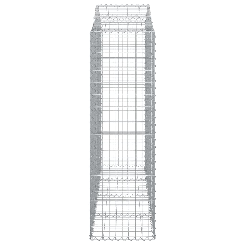 Cesti Gabbioni ad Arco 2 pz 200x50x160/180 cm Ferro Zincato
