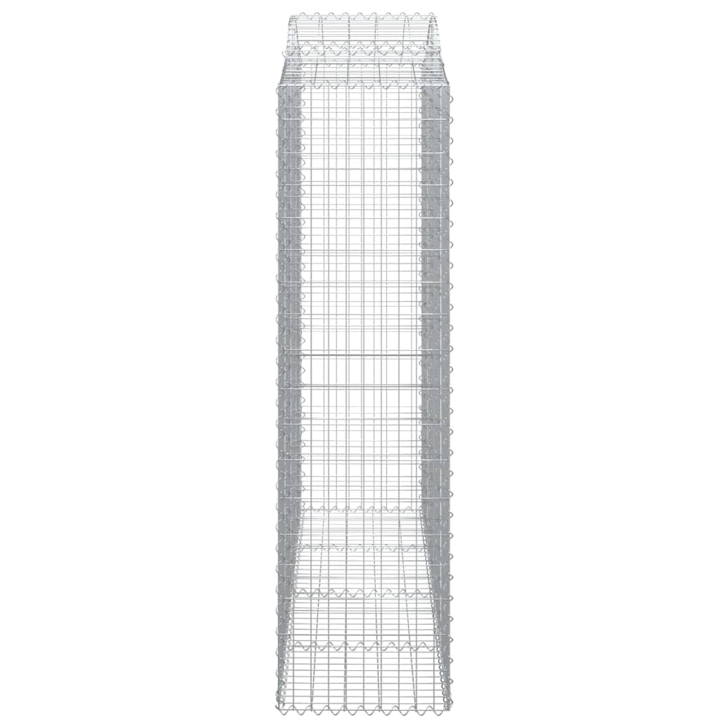 Cesti Gabbioni ad Arco 20 pz 200x50x180/200 cm Ferro Zincato