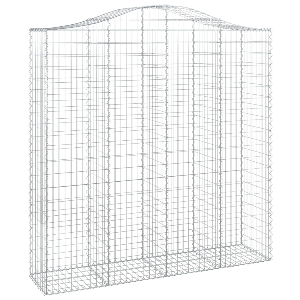 Cesti Gabbioni ad Arco 5 pz 200x50x200/220 cm Ferro Zincato