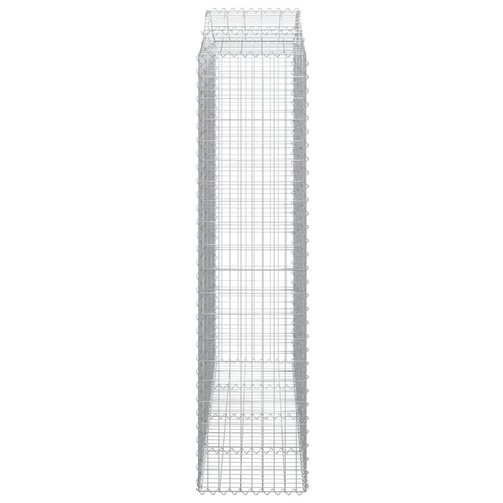 Cesti Gabbioni ad Arco 20 pz 200x50x200/220 cm Ferro Zincato