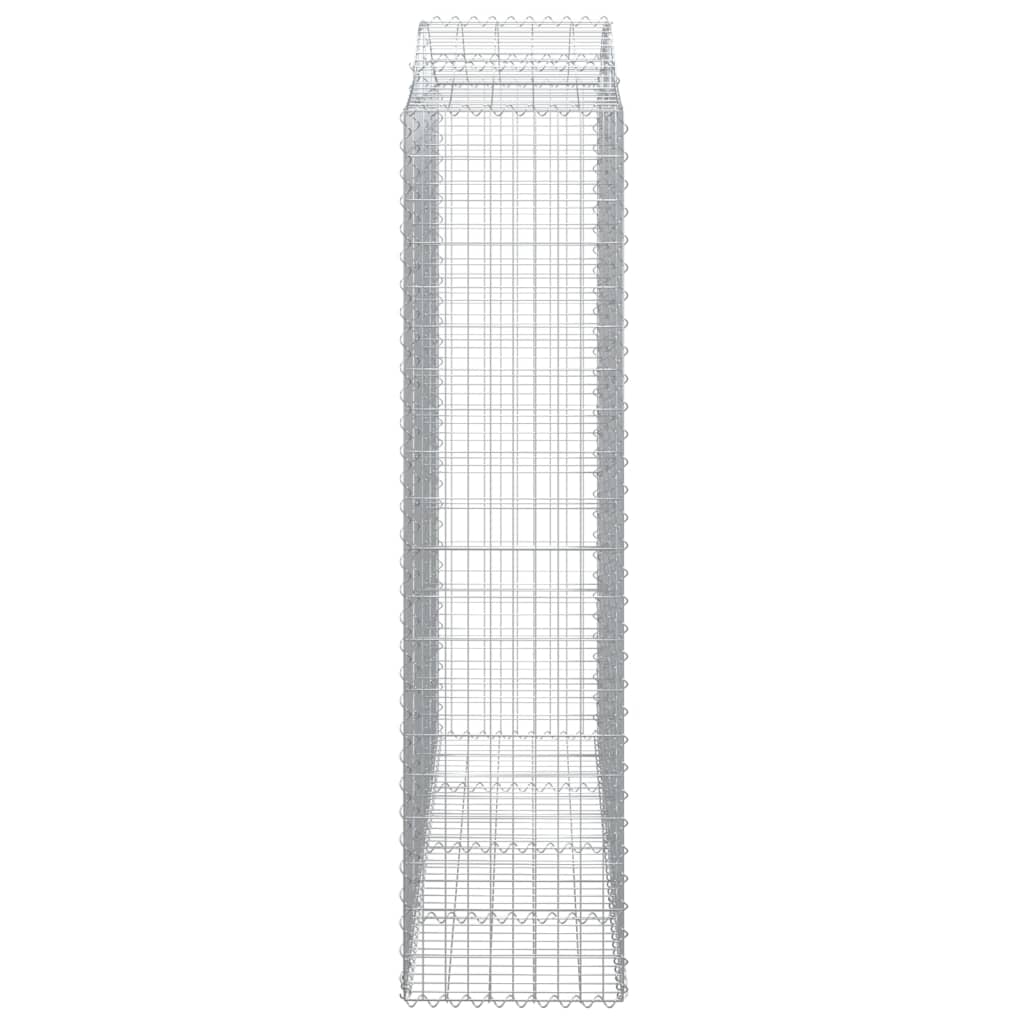 Cesti Gabbioni ad Arco 30 pz 200x50x200/220 cm Ferro Zincato